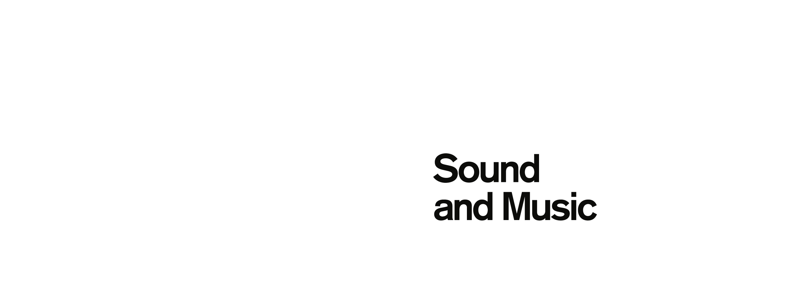 Sound and Music Logo